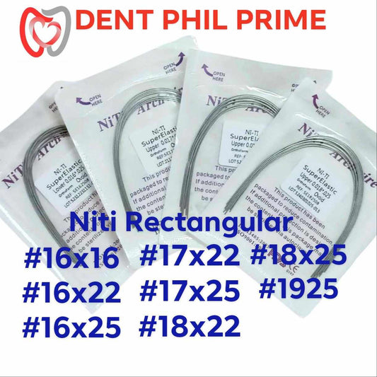 NITI Archwire | Rectagular Wires 10 pcs