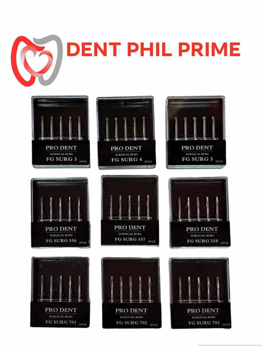 Prodent Diamont Burs 5pcs with case